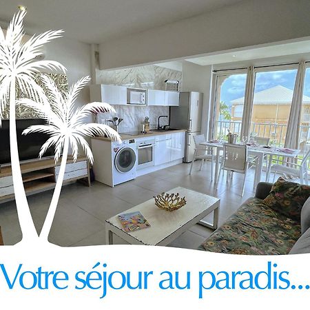 Studio Pieds Dans L'Eau Avec Vue Lagon Et Piscine Sandy Ground Eksteriør billede